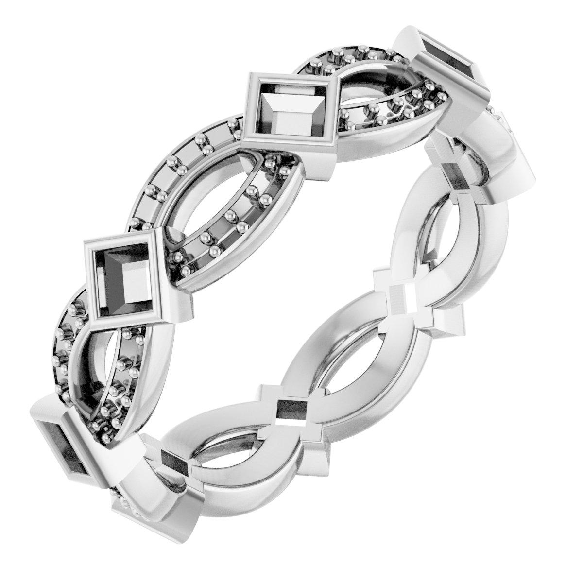 Infinity-Inspired Eternity Band