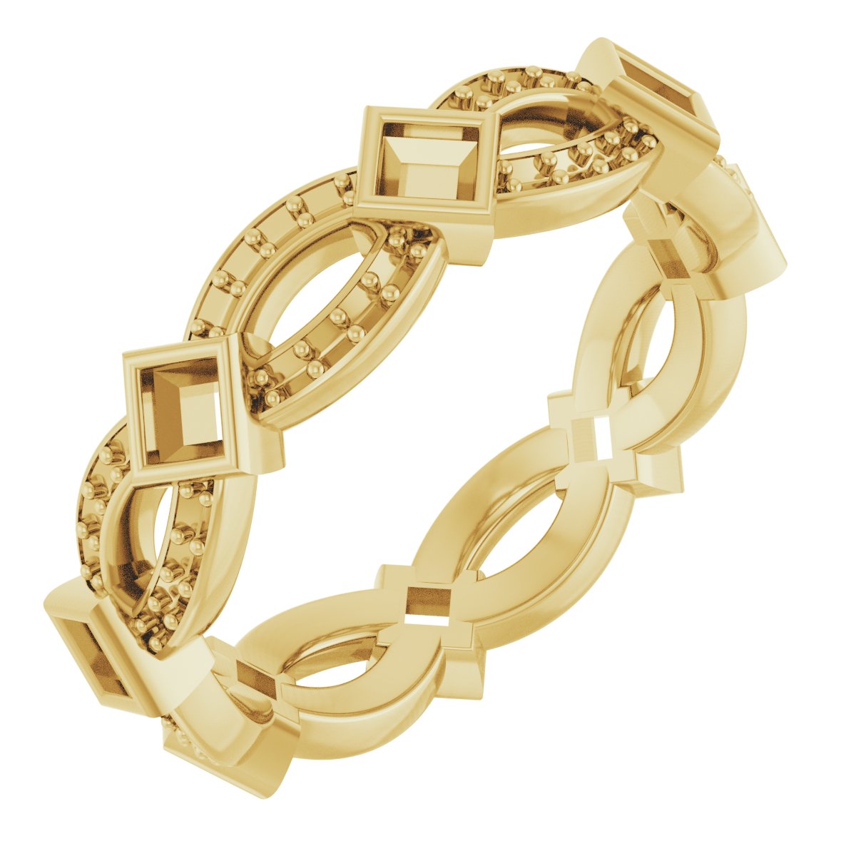 Infinity-Inspired Eternity Band