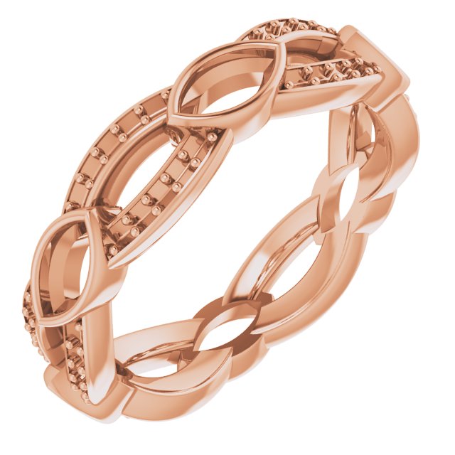Infinity-Inspired Eternity Band