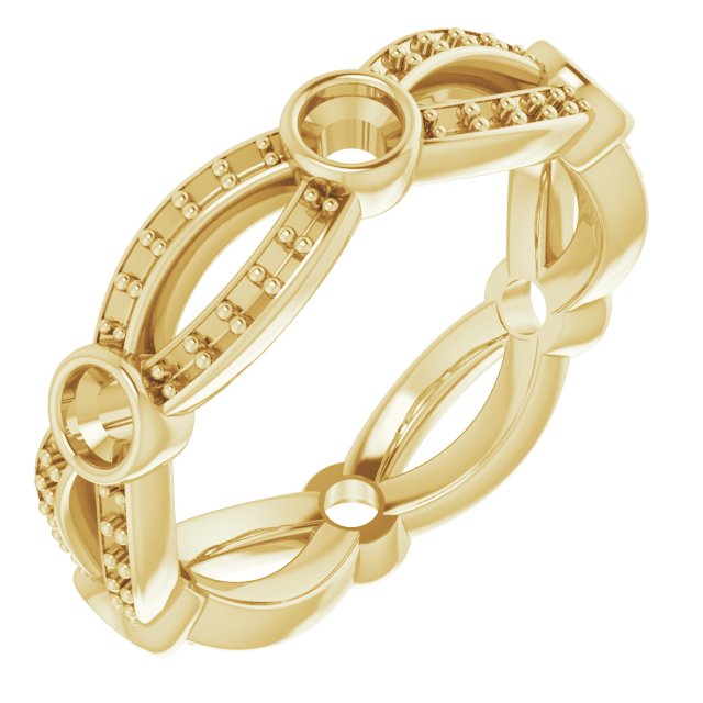 Infinity-Inspired Eternity Band
