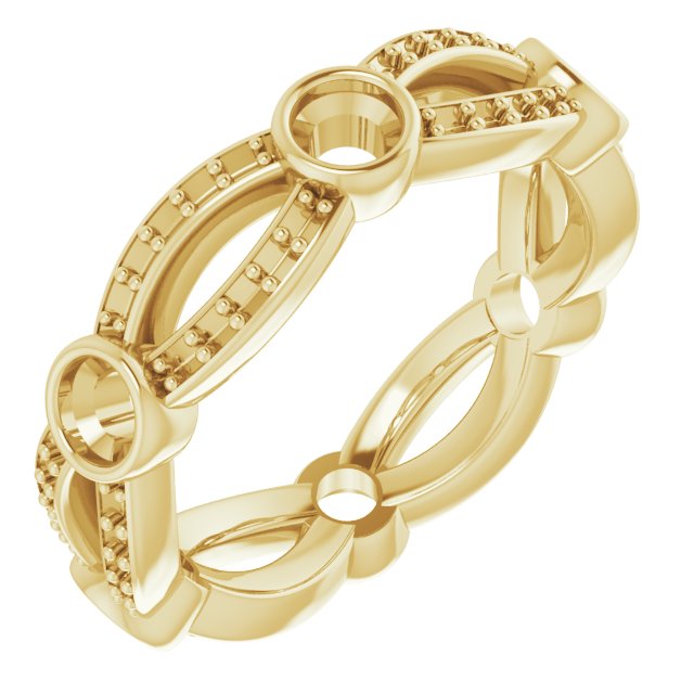 Infinity-Inspired Eternity Band