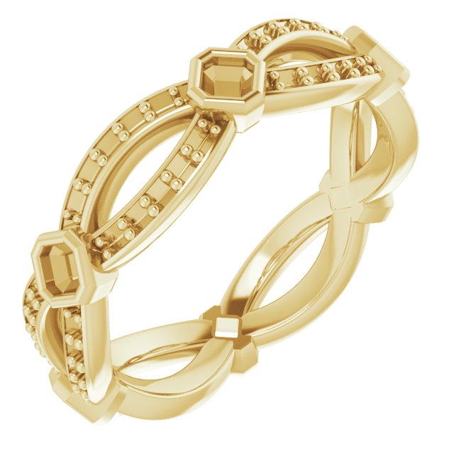 Infinity-Inspired Eternity Band
