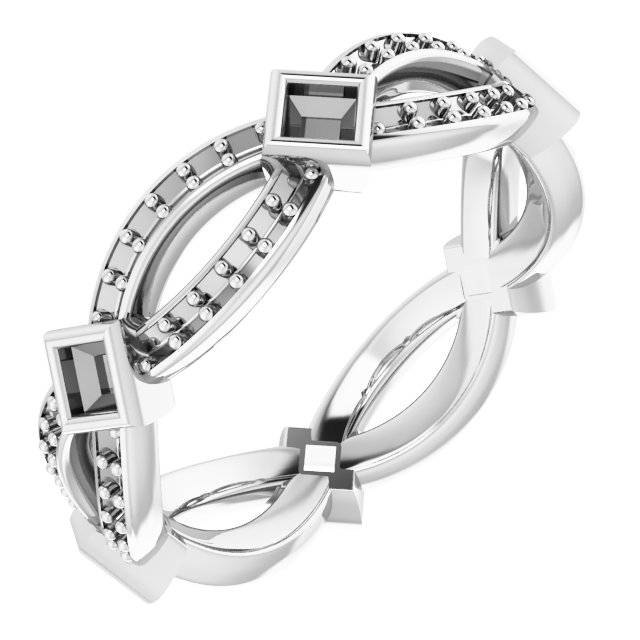 Infinity-Inspired Eternity Band