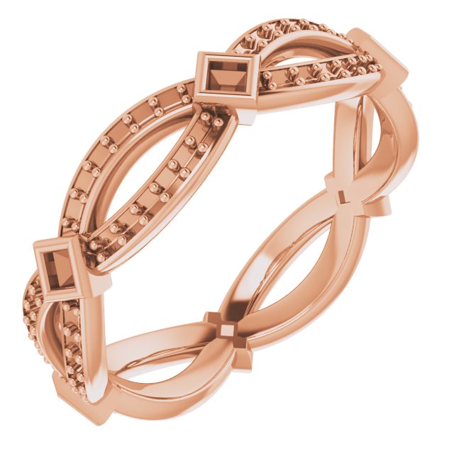 Infinity-Inspired Eternity Band