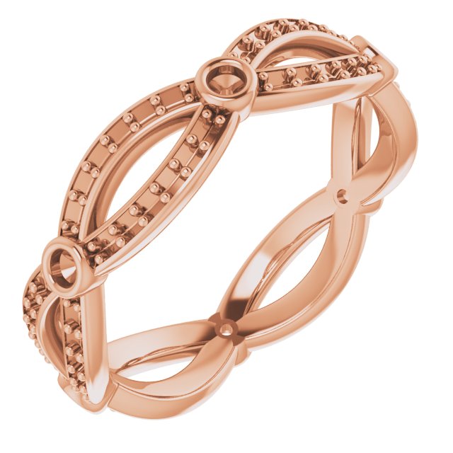 Infinity-Inspired Eternity Band