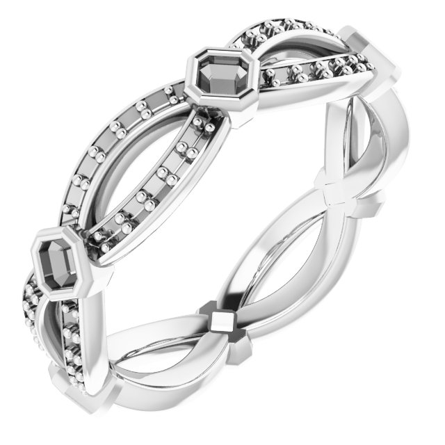Infinity-Inspired Eternity Band