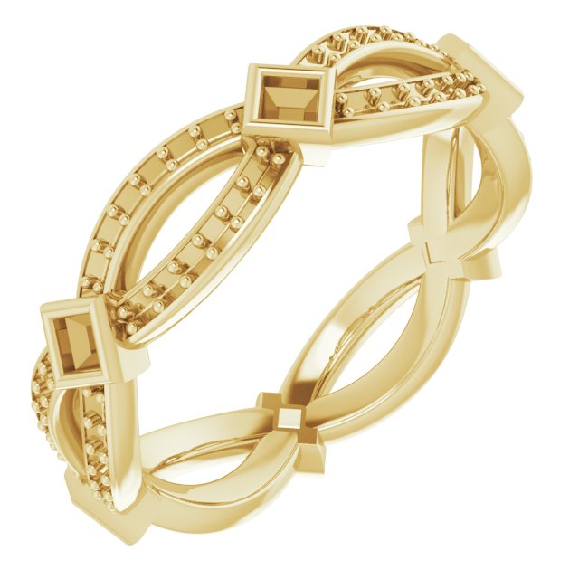 Infinity-Inspired Eternity Band