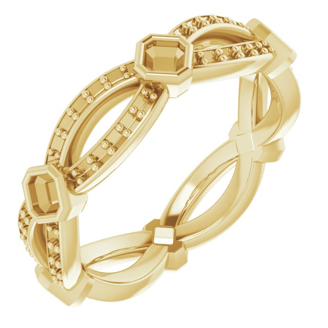 Infinity-Inspired Eternity Band