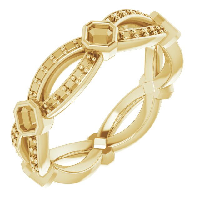 Infinity-Inspired Eternity Band