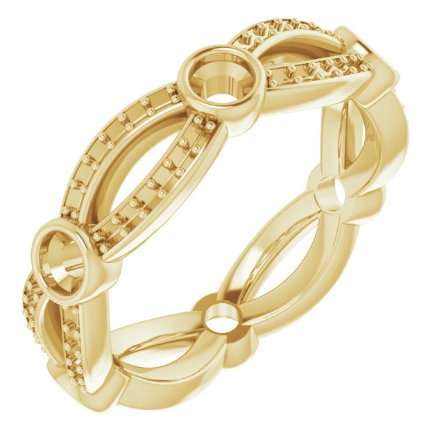 Infinity-Inspired Eternity Band