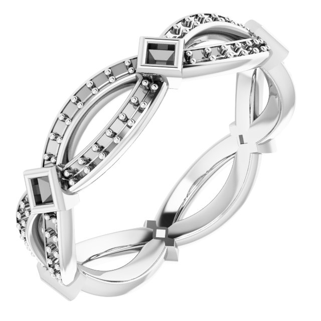 Infinity-Inspired Eternity Band