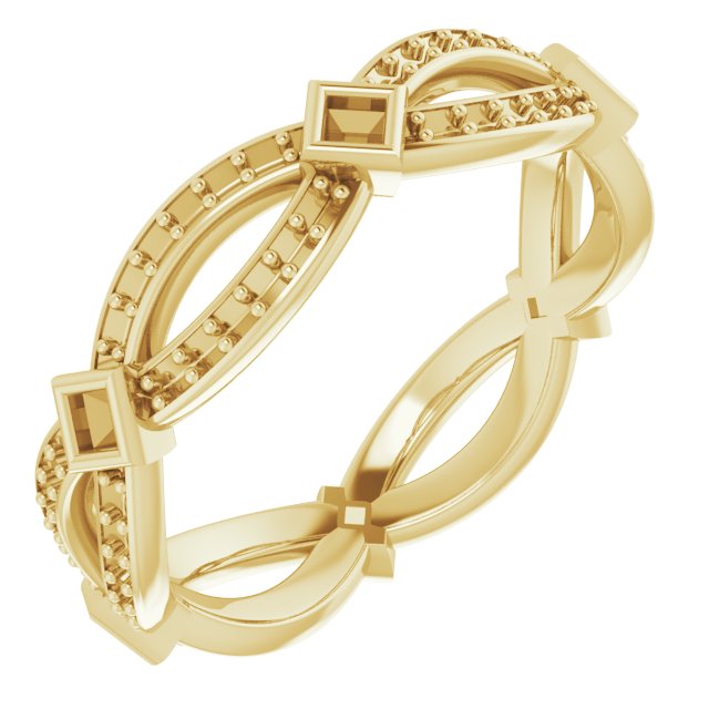 Infinity-Inspired Eternity Band