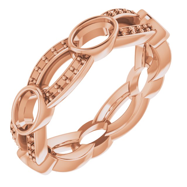 Infinity-Inspired Eternity Band