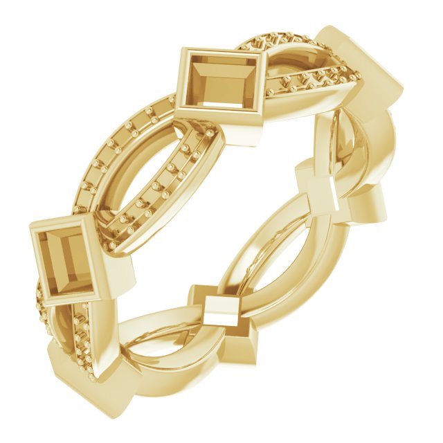 Infinity-Inspired Eternity Band