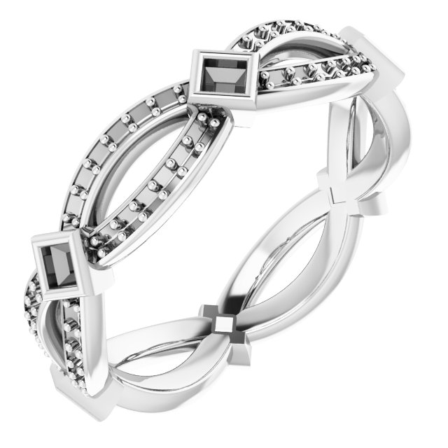 Infinity-Inspired Eternity Band