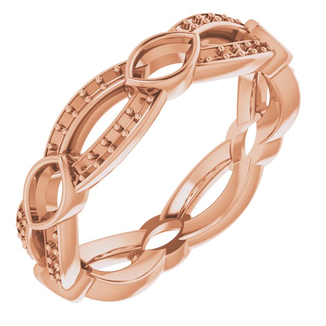 Infinity-Inspired Eternity Band