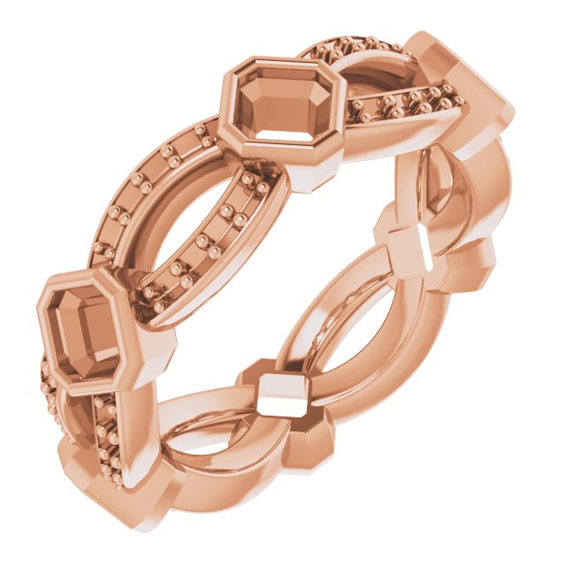 Infinity-Inspired Eternity Band