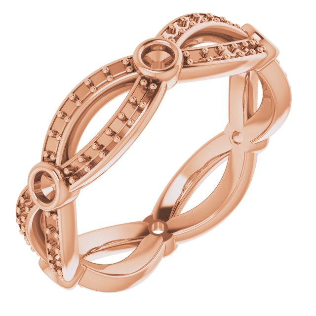 Infinity-Inspired Eternity Band