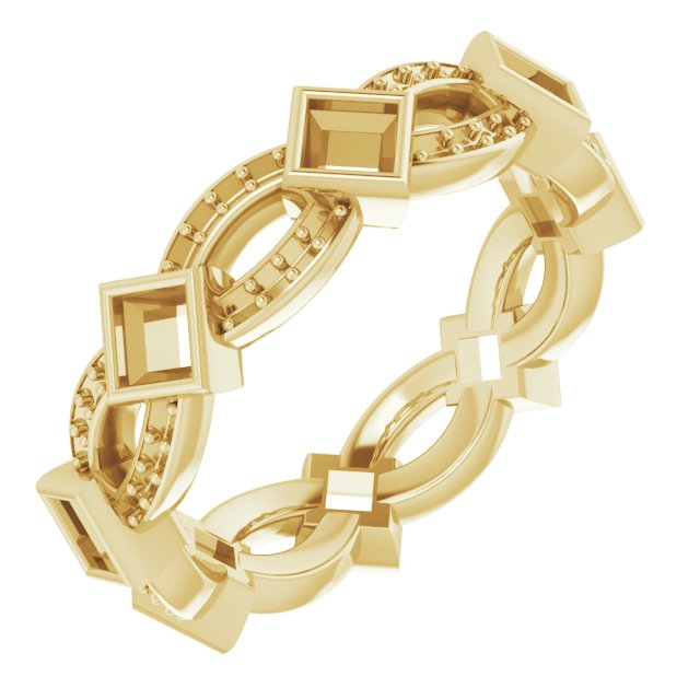 Infinity-Inspired Eternity Band