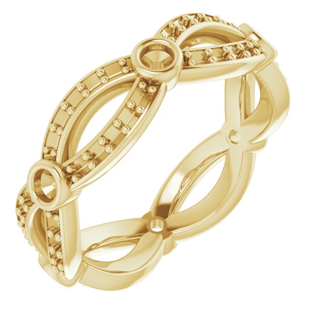 Infinity-Inspired Eternity Band