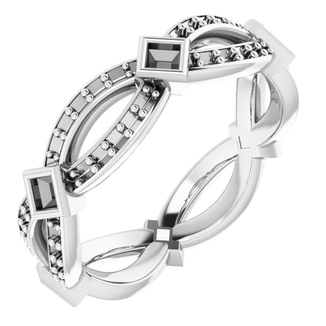 Infinity-Inspired Eternity Band