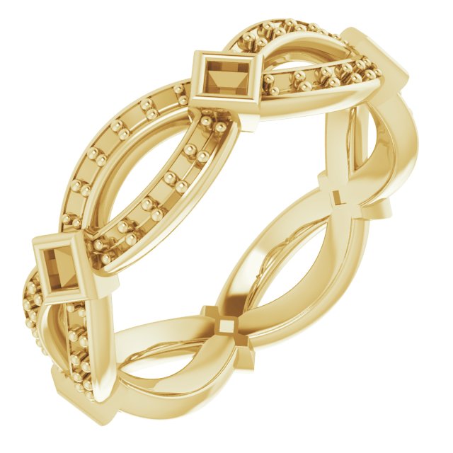 Infinity-Inspired Eternity Band