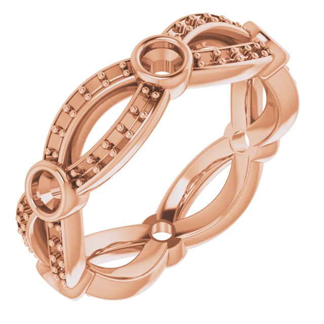 Infinity-Inspired Eternity Band