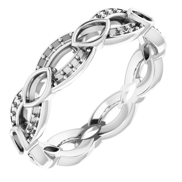 Infinity-Inspired Eternity Band