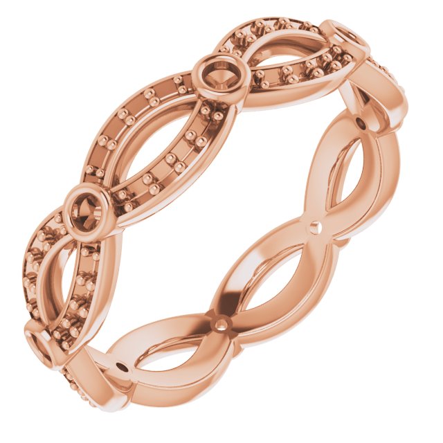 Infinity-Inspired Eternity Band