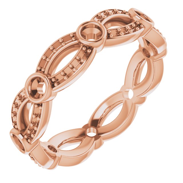 Infinity-Inspired Eternity Band