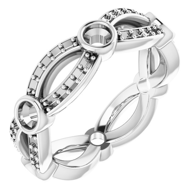 Infinity-Inspired Eternity Band