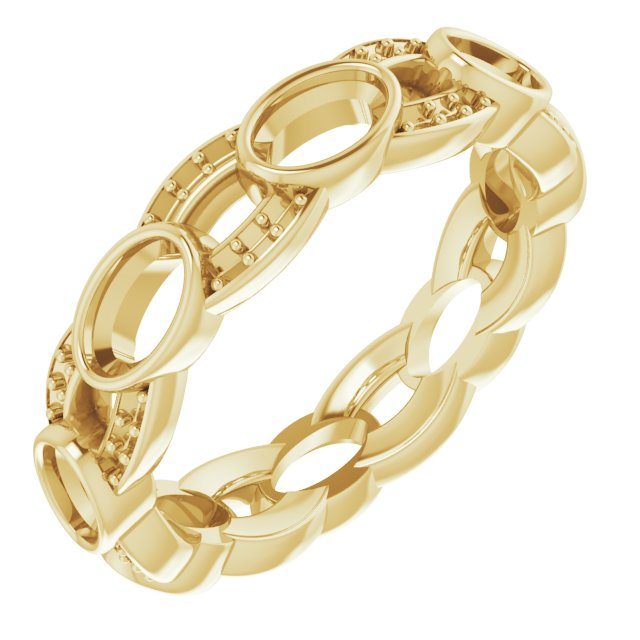 Infinity-Inspired Eternity Band