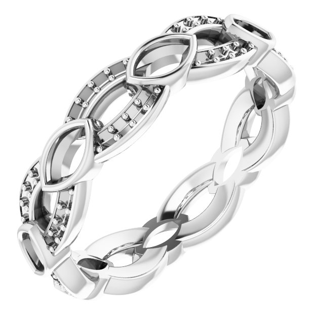 Infinity-Inspired Eternity Band