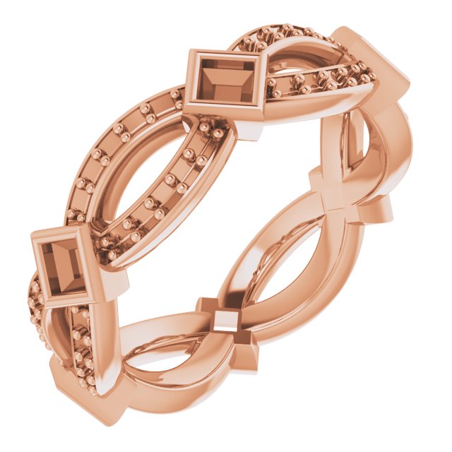 Infinity-Inspired Eternity Band
