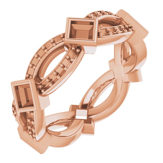 Infinity-Inspired Eternity Band