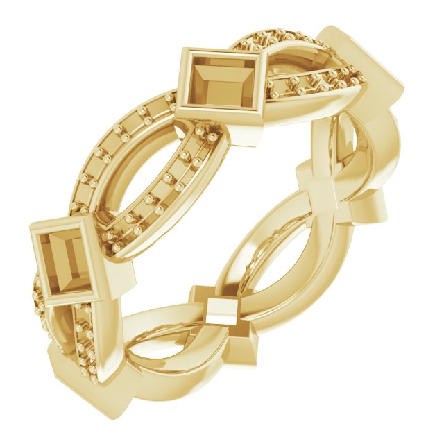 Infinity-Inspired Eternity Band