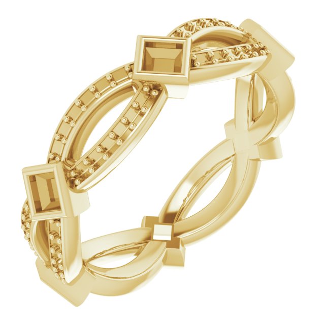Infinity-Inspired Eternity Band