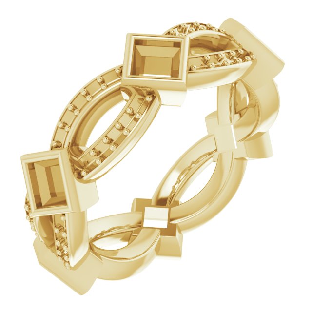 Infinity-Inspired Eternity Band