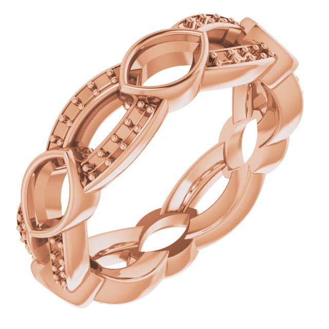 Infinity-Inspired Eternity Band