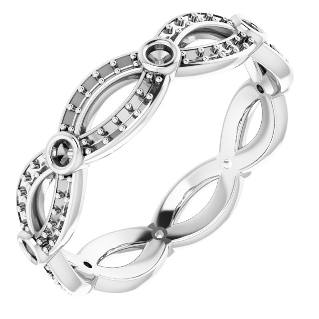 Infinity-Inspired Eternity Band