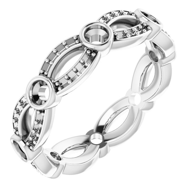 Infinity-Inspired Eternity Band