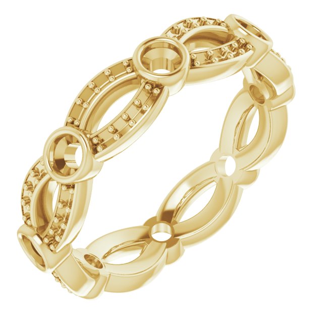 Infinity-Inspired Eternity Band