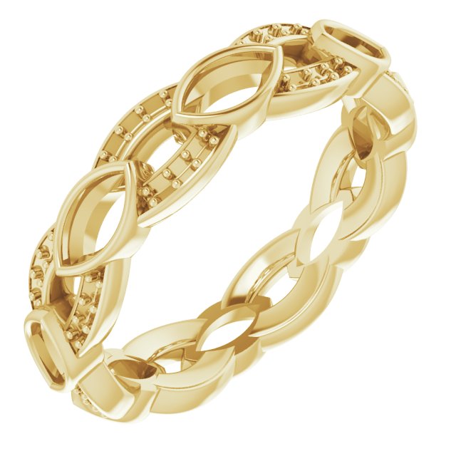 Infinity-Inspired Eternity Band