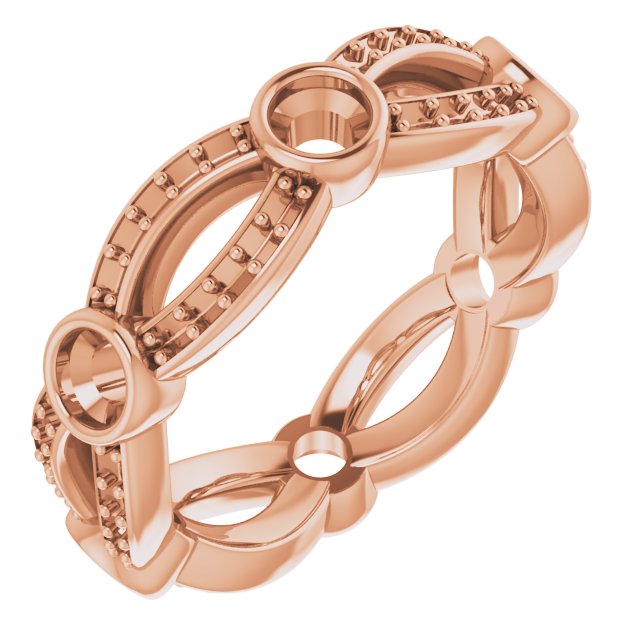 Infinity-Inspired Eternity Band