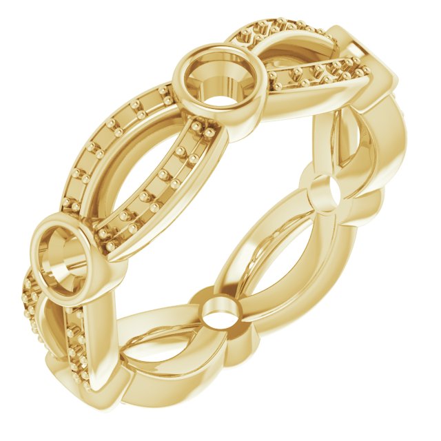 Infinity-Inspired Eternity Band