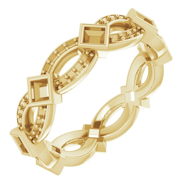 Infinity-Inspired Eternity Band