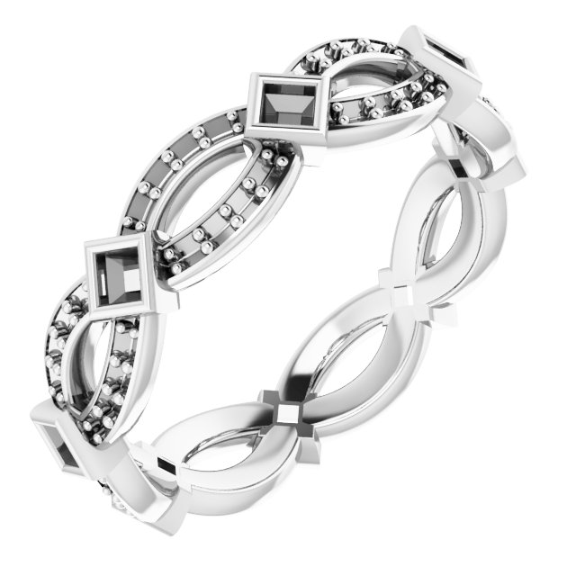 Infinity-Inspired Eternity Band