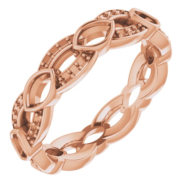Infinity-Inspired Eternity Band