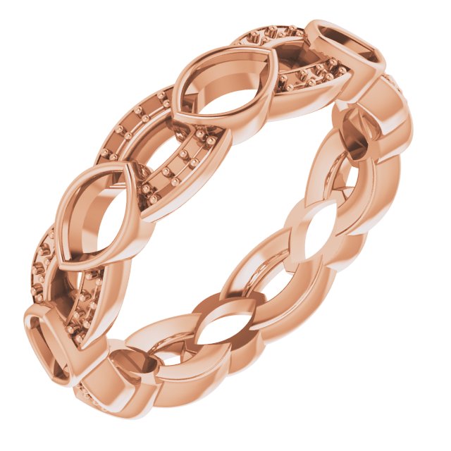 Infinity-Inspired Eternity Band