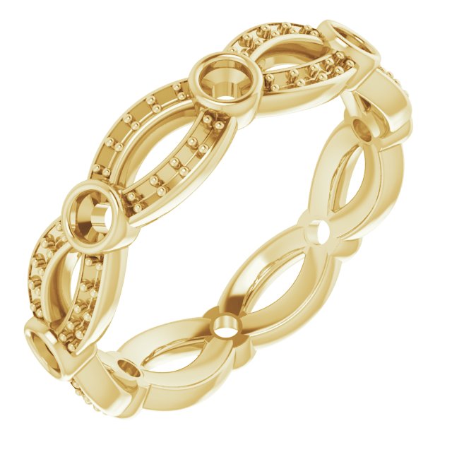 Infinity-Inspired Eternity Band